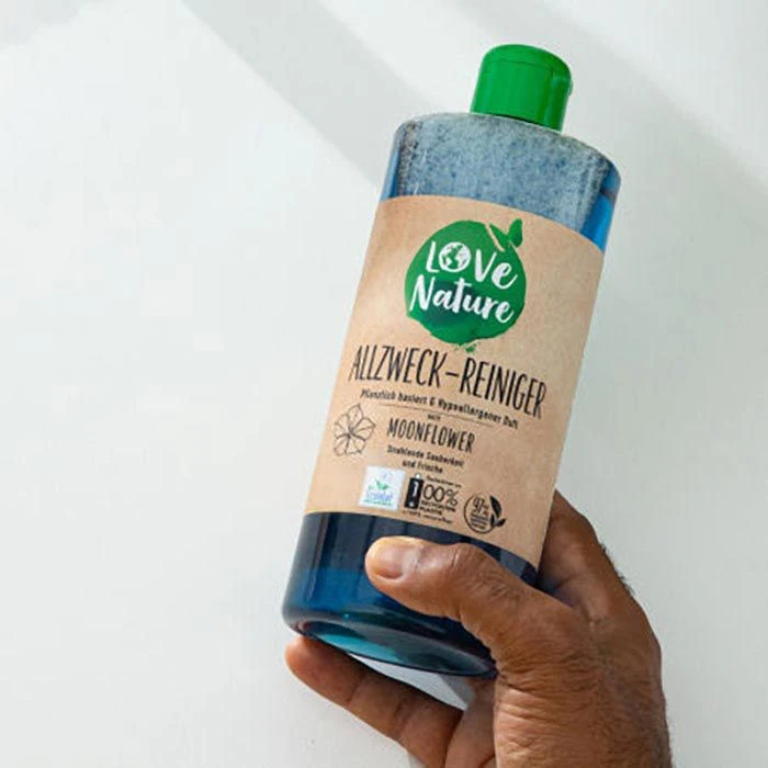 Love-Nature Allesreiniger Moonflower, Allzweckreiniger, Hypoallergen, 720 Ml – Bild 5