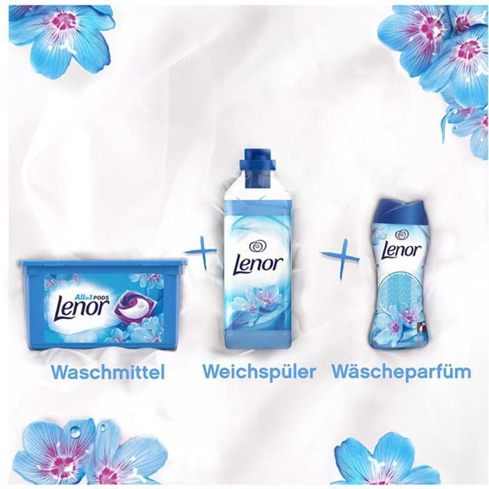 Lenor Waschmittel All-in-1 Pods Vollwaschmittel, Aprilfrisch, 2,46 Kg, 98 Waschladungen – Bild 7