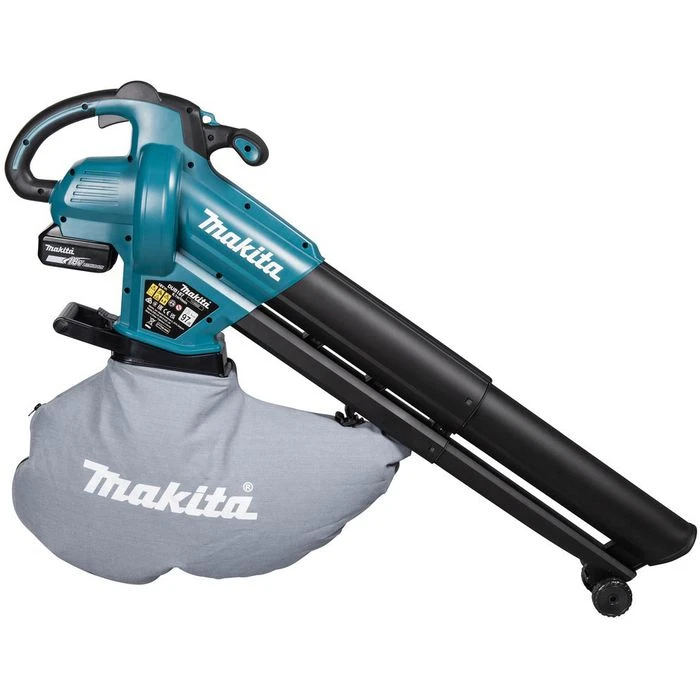 Makita Laubbläser-Laubsauger DUB187Z, Akku, 18V, Mit Schultergurt Und 25 Liter Fangsack – Bild 5