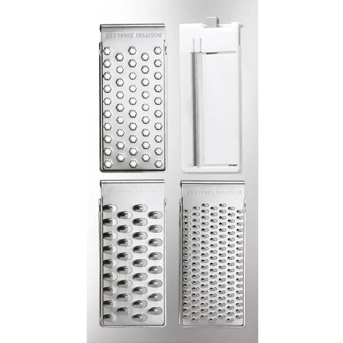 Leifheit Gemüsehobel 23170, Allzweckreibe 4+1, ComfortLine, 5 Auswechselbare Edelstahlklingen – Bild 2