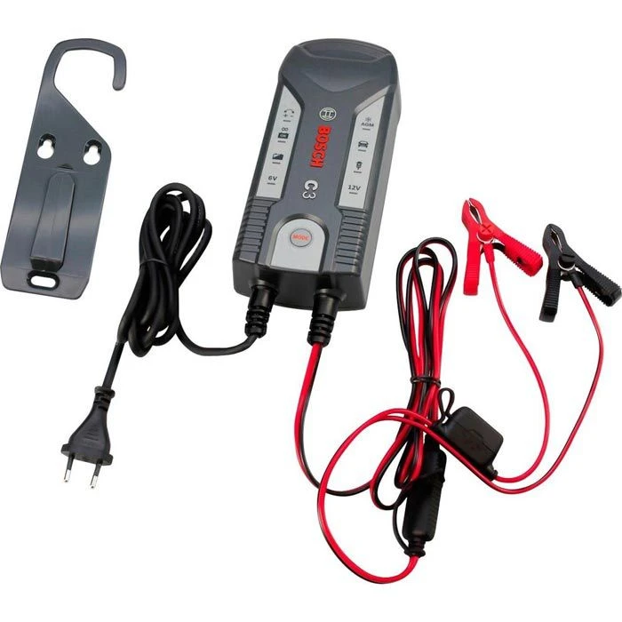 Bosch Autobatterie-Ladegerät C3, 018999903M, 6 V / 12 V, 0,8 Bis 3,8 A