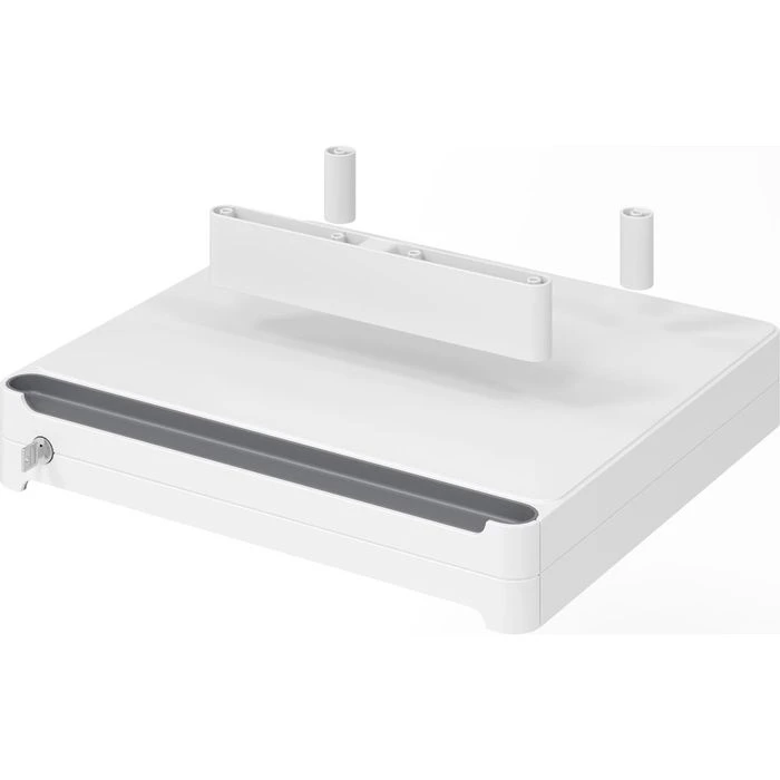 Hammerbacher Unterbauschublade UCBS/W, Weiß, Abschließbar, Breite 43 Cm, Für Schreibtische – Bild 3