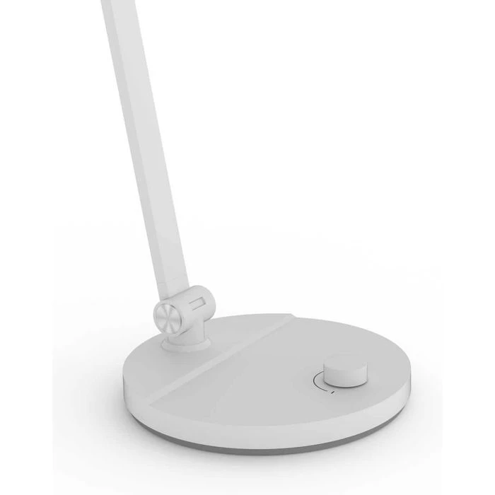 FeinTech Schreibtischlampe LTL00120 LED, Dimmbar, Standfuß, Weiß – Bild 2