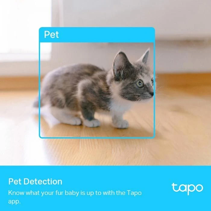 TP-Link IP-Kamera Tapo C225 WLAN Indoor, 3,7 MP, 2K, Neigen Schwenken, Sirene – Bild 7