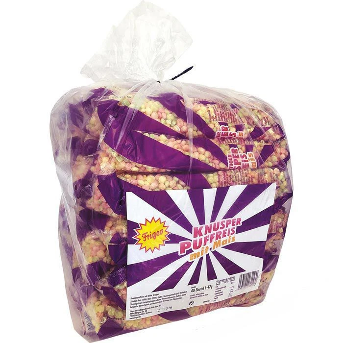 Puffreis Frigeo Mit Fruchtgeschmack, Je 42g, 40 Stück