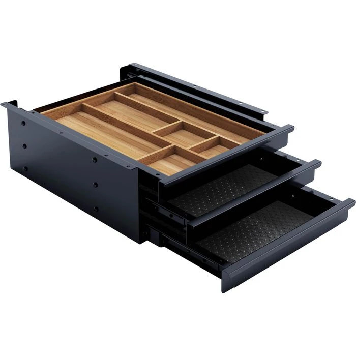 Actiforce Unterbauschublade TRI Grip, Schwarz, Breite 30,6 Cm, Für Schreibtische – Bild 3