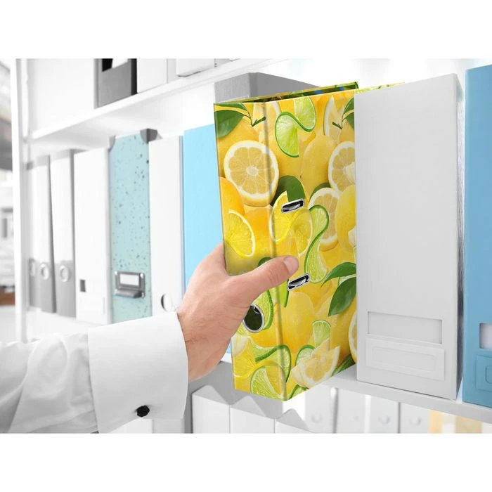 Herma Ordner 7114 Früchte, Karton, A4, 7cm, Motiv Zitrone – Bild 3