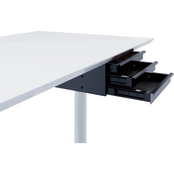 Actiforce Unterbauschublade TRI Grip, Schwarz, Breite 30,6 Cm, Für Schreibtische