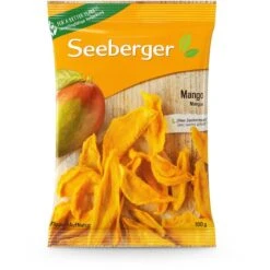 Seeberger Trockenfrüchte Mango, Ungezuckert, 100g