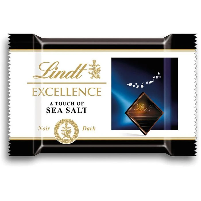 Lindt Minischokolade Excellence Minis Fleur De Sel, Minischokoladentäfelchen Feinherb 200 Stück, 1100g – Bild 2