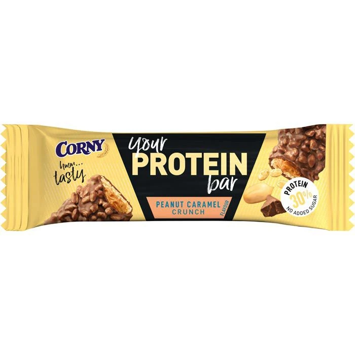 Corny Proteinriegel Protein Bar, Peanut Caramel Crunch, Je 45g, 12 Riegel – Bild 2