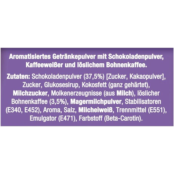 Jacobs Kaffee Cappuccino Milka Choco, Instant-Kaffee, Mild, 500g – Bild 4