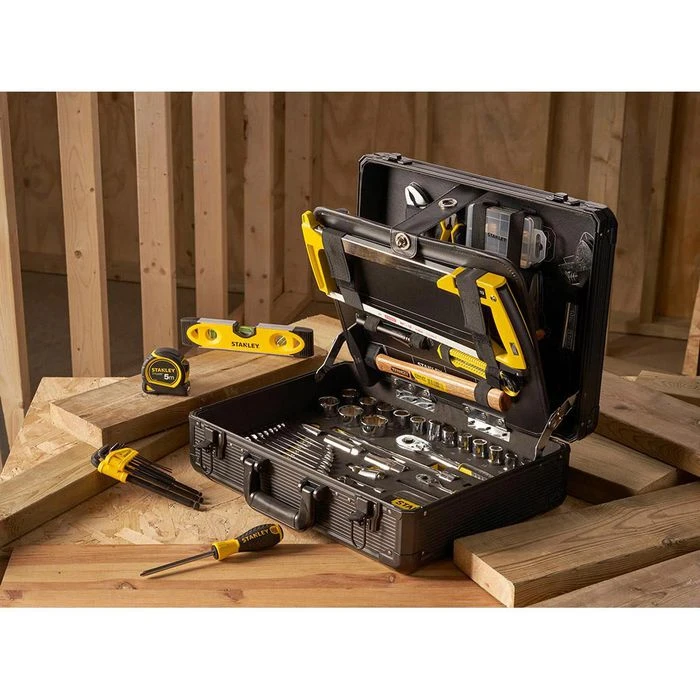 Stanley Werkzeugkoffer STMT98109-1, 142-teilig, Im Aluminium Klappkoffer – Bild 6
