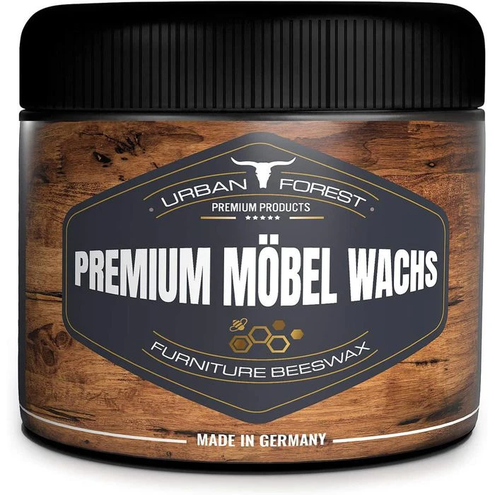 Urban-Forest Möbelpflege Premium Möbelwachs, Mit Bienenwachs, Farblos, Für Holz, 500 Ml