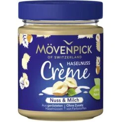 Mövenpick Brotaufstrich Haselnuss Creme Nuss-Milch, 300g