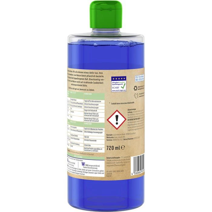 Love-Nature Allesreiniger Moonflower, Allzweckreiniger, Hypoallergen, 720 Ml – Bild 3