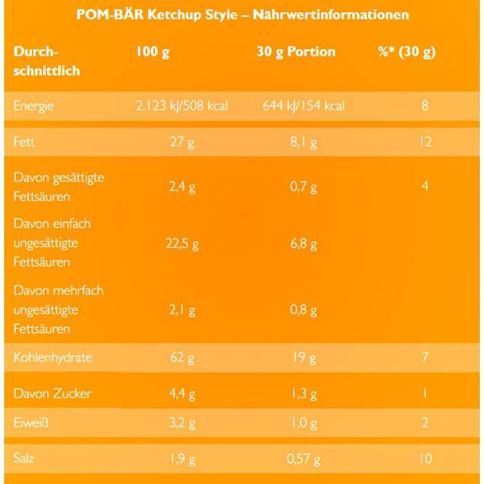 POM-BÄR Chips Ketchup Style, Kartoffelsnack, 75g – Bild 4