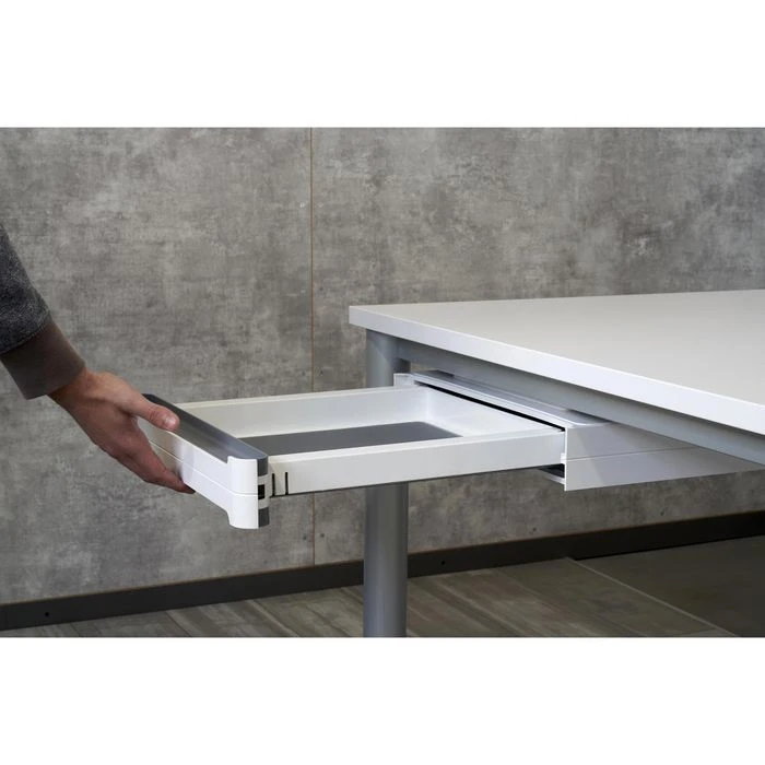 Hammerbacher Unterbauschublade UCBS/W, Weiß, Abschließbar, Breite 43 Cm, Für Schreibtische – Bild 4