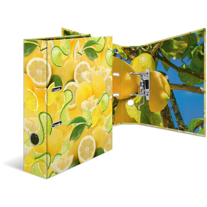 Herma Ordner 7114 Früchte, Karton, A4, 7cm, Motiv Zitrone – Bild 4