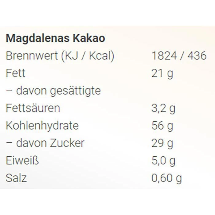 Pico Kuchen Magdalenas Kakao, 325g, 12 Stück – Bild 4