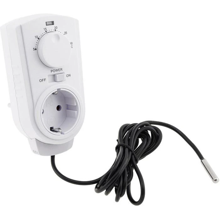 McPower Steckdosenthermostat TCU-440, Für Heizung Oder Klimagerät, Kabelsensor – Bild 4