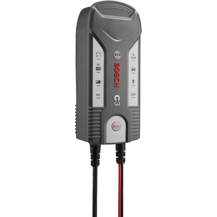 Bosch Autobatterie-Ladegerät C3, 018999903M, 6 V / 12 V, 0,8 Bis 3,8 A – Bild 3