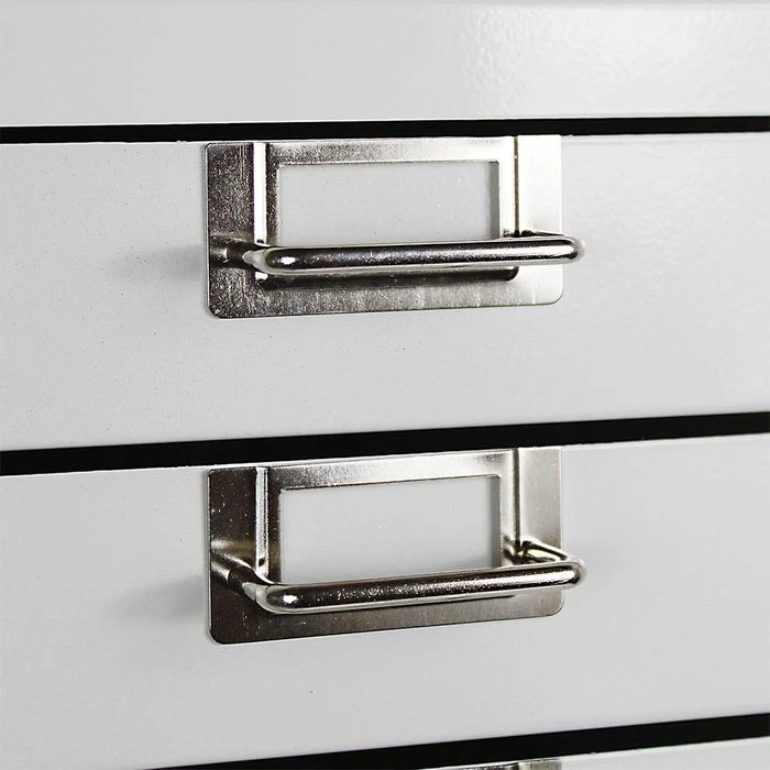 ADB Schubladenschrank 40307, Lichtgrau, Aus Metall, A4, 5 Schübe – Bild 4