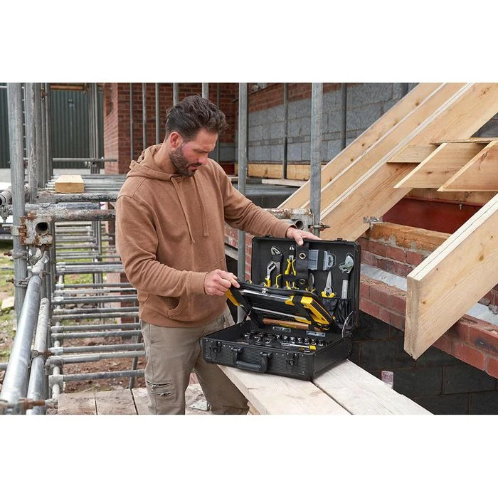 Stanley Werkzeugkoffer STMT98109-1, 142-teilig, Im Aluminium Klappkoffer – Bild 5