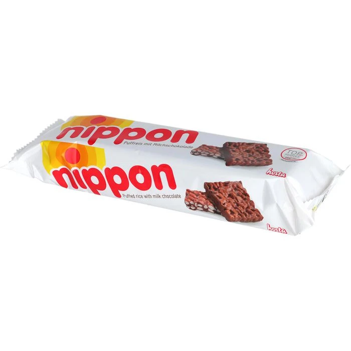 Reiswaffeln Nippon Gepuffter Reis Mit Vollmilchschokolade, 200g