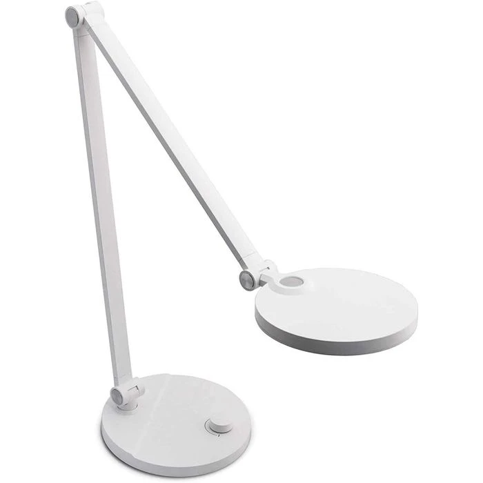 FeinTech Schreibtischlampe LTL00120 LED, Dimmbar, Standfuß, Weiß – Bild 4